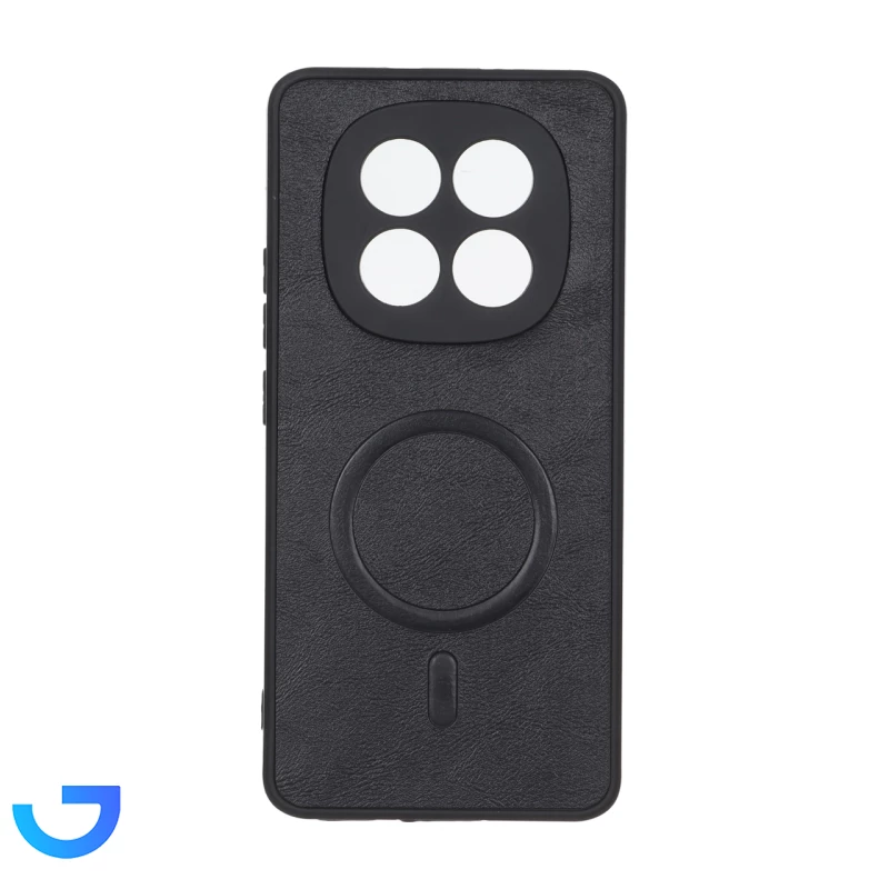 قیمت و خرید قاب چرمی طرح مگ سیف محافظ لنزدار Xiaomi Redmi Note 15 / Poco M8 5G | فروشگاه آریا