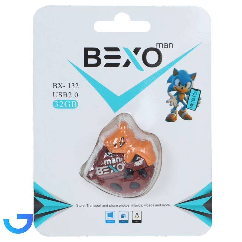 قیمت و خرید فلش مموری BEXO USB2.0 مدل BX-132 ظرفیت 32GB | فروشگاه آریا
