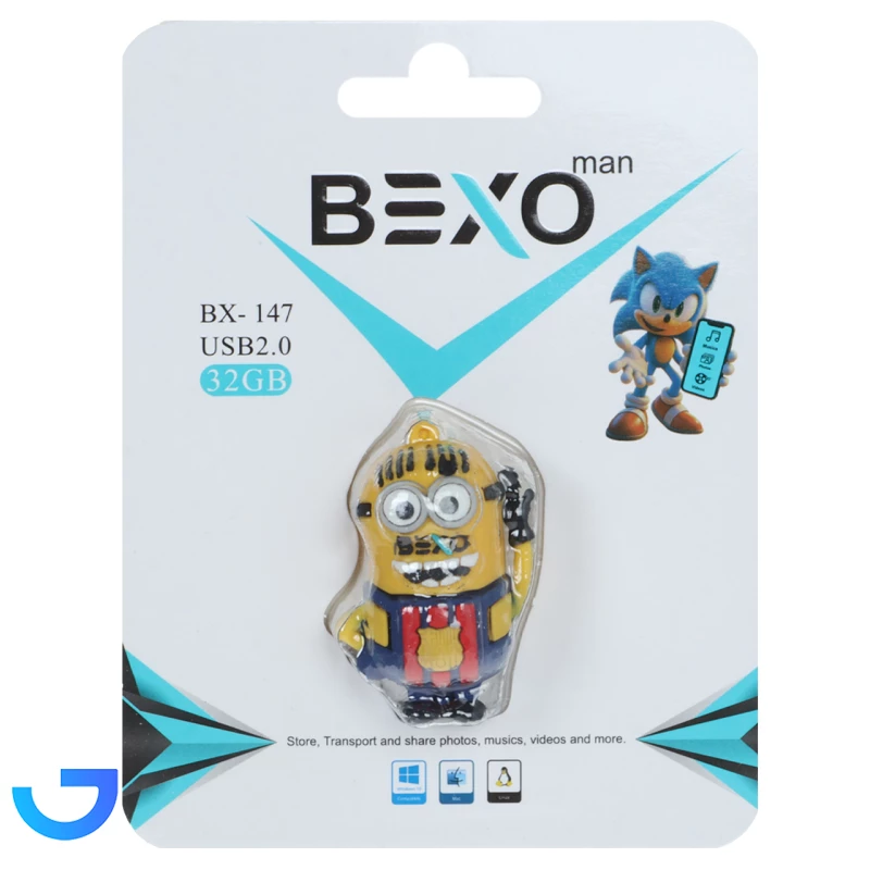قیمت و خرید فلش مموری BEXO USB2.0 مدل BX-147 ظرفیت 32GB | فروشگاه آریا