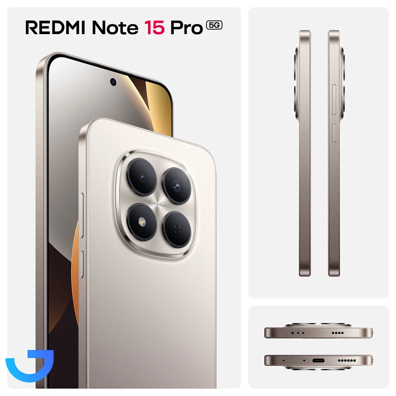 قیمت و خرید گوشی موبایل شیائومی مدل Redmi Note 15 Pro 5G دو سیم کارت ظرفیت 256 گیگابایت و رم 8 گیگابایت | فروشگاه آریا