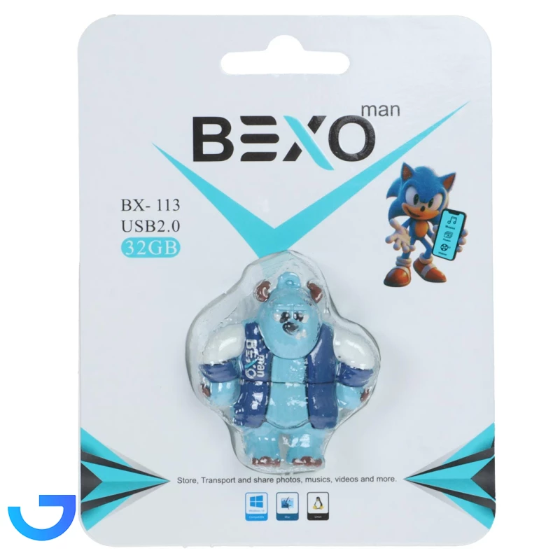 قیمت و خرید فلش مموری BEXO USB2.0 مدل BX-113 ظرفیت 32GB | فروشگاه آریا