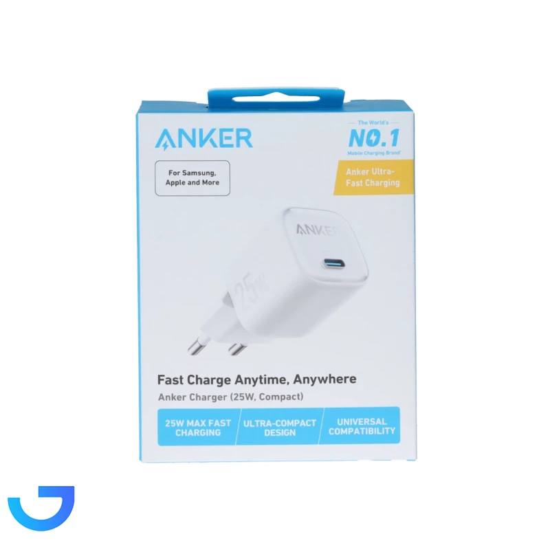 قیمت و خرید شارژر دیواری فست تک پورت ANKER مدل A2656L21 25W و تکنولوژی IQ3 - سفید | فروشگاه آریا