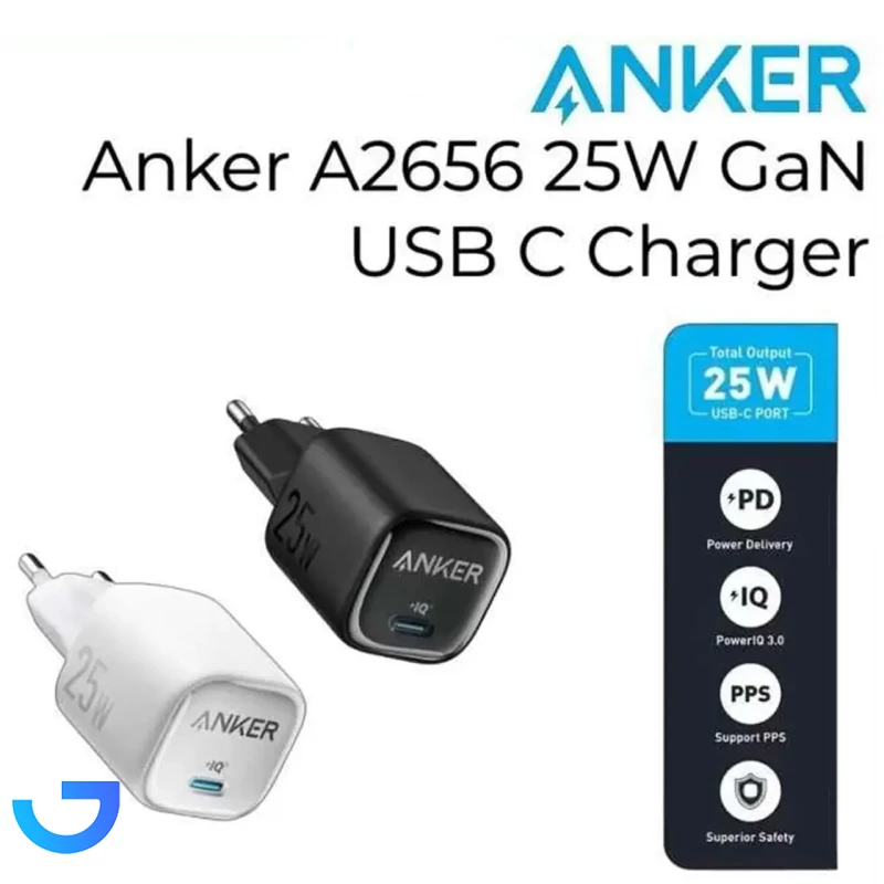 قیمت و خرید شارژر دیواری فست تک پورت ANKER مدل A2656L21 25W و تکنولوژی IQ3 - سفید | فروشگاه آریا