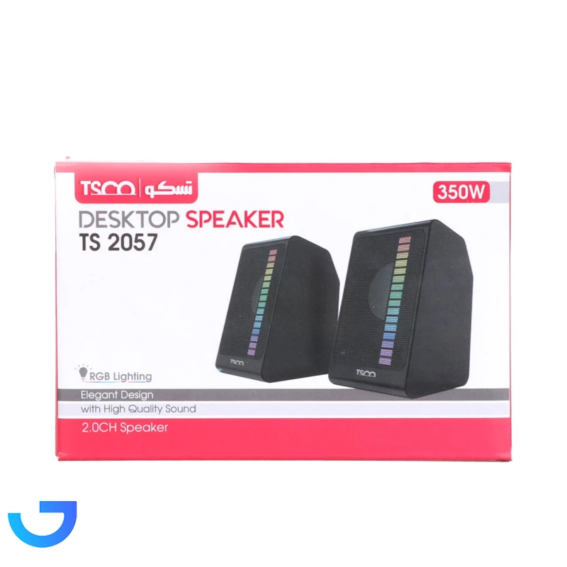 قیمت و خرید اسپیکر رومیزی (دسکتاپ) دو تکه TSCO مدل TS 2057 - مشکی | فروشگاه آریا
