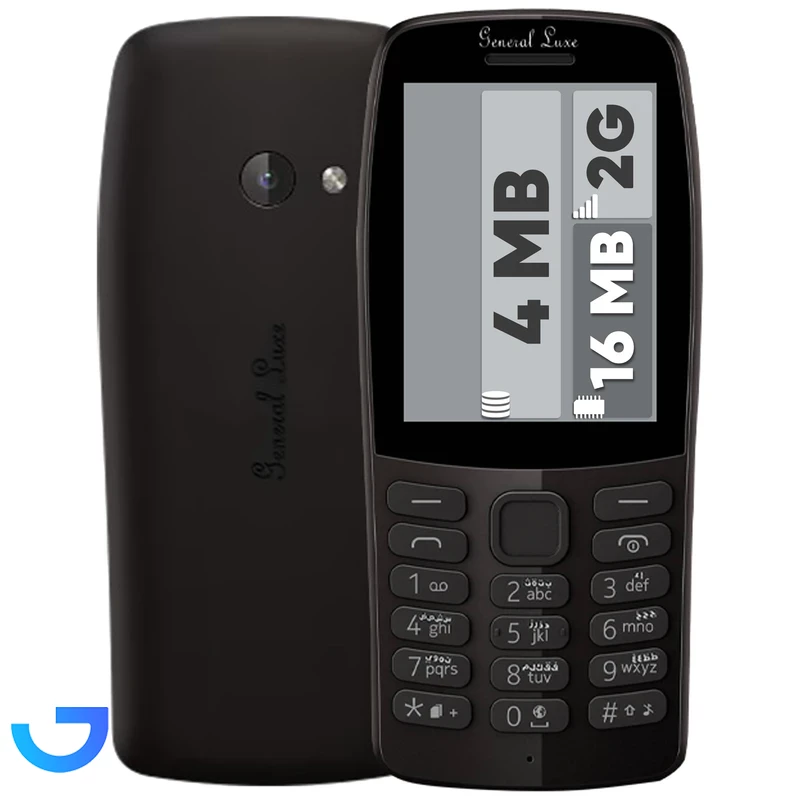 قیمت و خرید گوشی موبایل جنرال لوکس مدل 210 دو سیم کارت ظرفیت 16 مگابایت و رم 4 مگابایت | فروشگاه آریا