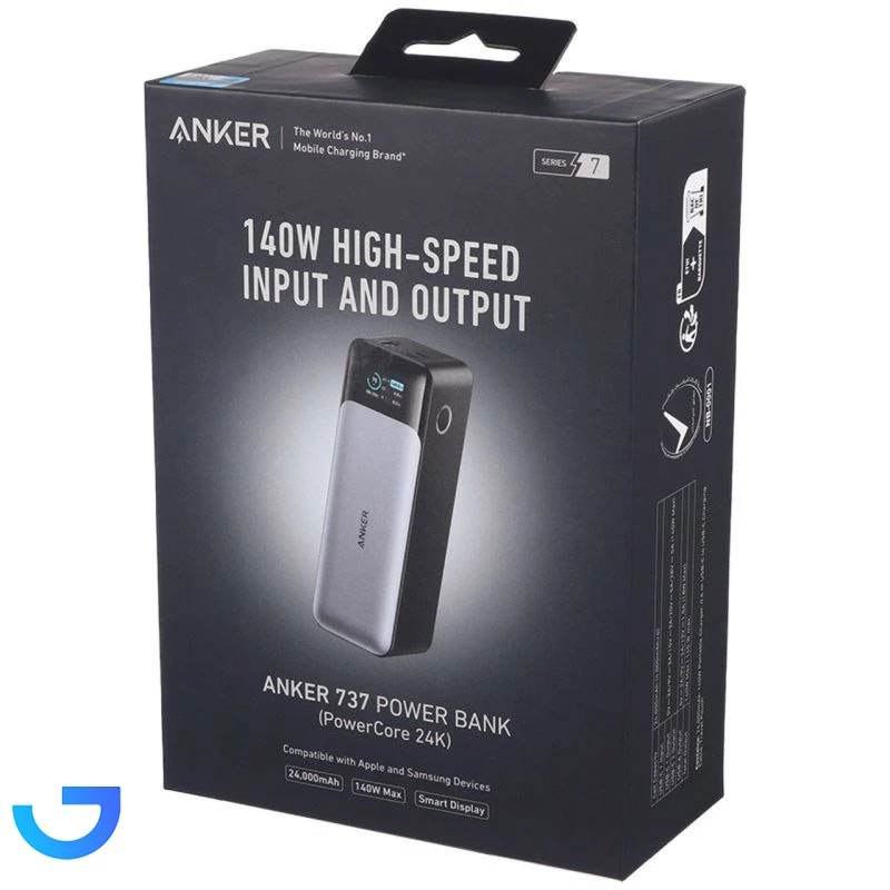 قیمت و خرید پاوربانک PD و فست شارژ انکر Anker مدل A1289011 140W | فروشگاه آریا