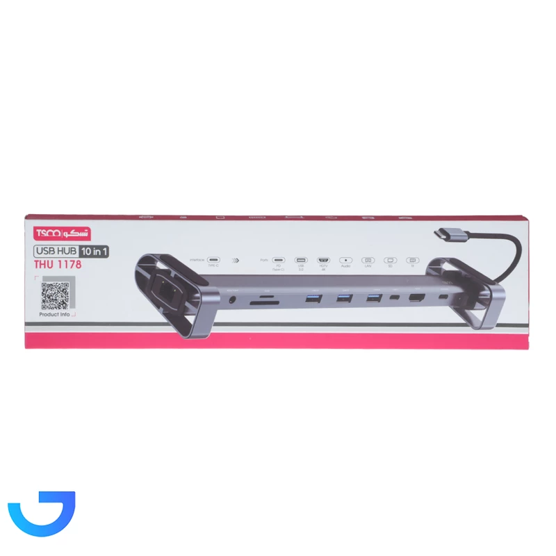 قیمت و خرید هاب 10 پورت USB-C تسکو مدل THU 1178 | فروشگاه آریا