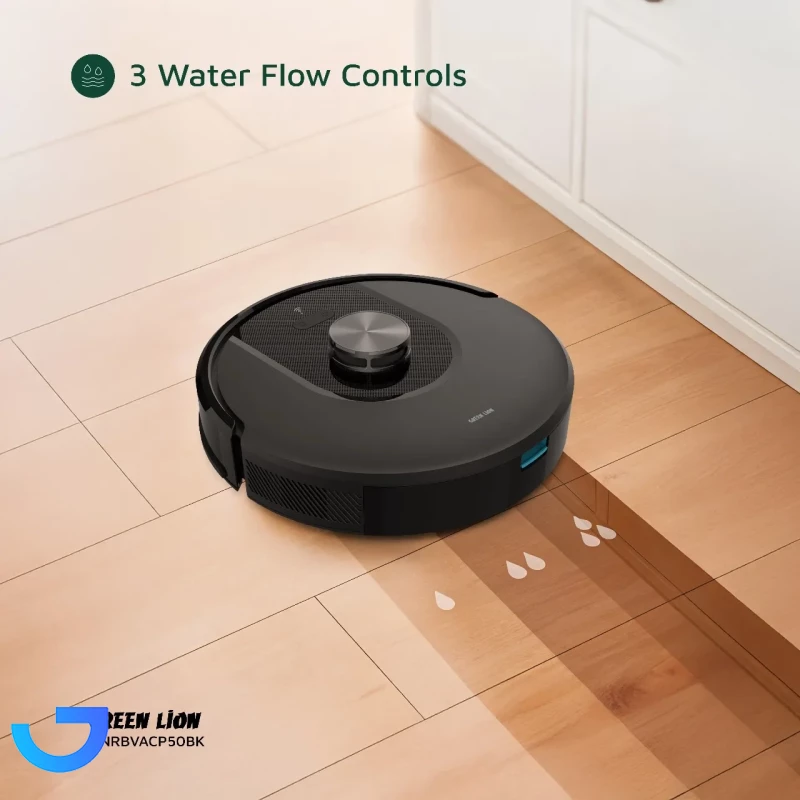 قیمت و خرید جارو رباتیک گرین لاین Green Lion مدل GNRBVACP50BK | فروشگاه آریا