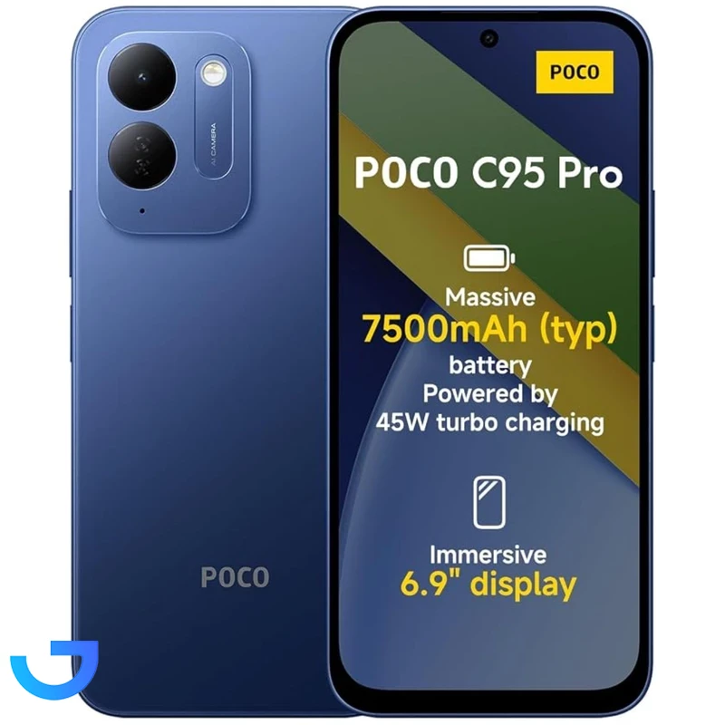 قیمت و خرید گوشی موبایل شیائومی مدل Poco C95 Pro ظرفیت 128 گیگابایت و رم 6 گیگابایت دو سیم کارت | فروشگاه آریا