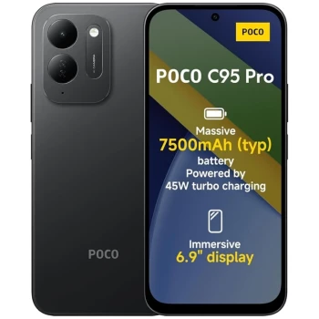 گوشی موبایل شیائومی مدل Poco C95 Pro ظرفیت 256 گیگابایت و رم 8 گیگابایت دو سیم کارت | فروشگاه آریا