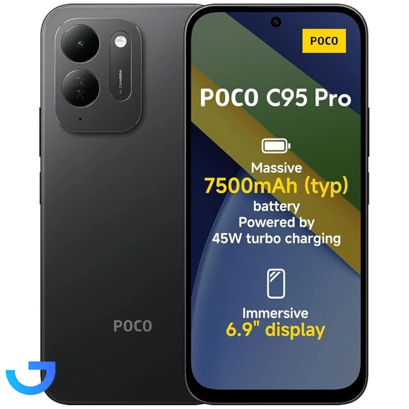 قیمت و خرید گوشی موبایل شیائومی مدل Poco C95 Pro ظرفیت 256 گیگابایت و رم 8 گیگابایت دو سیم کارت | فروشگاه آریا