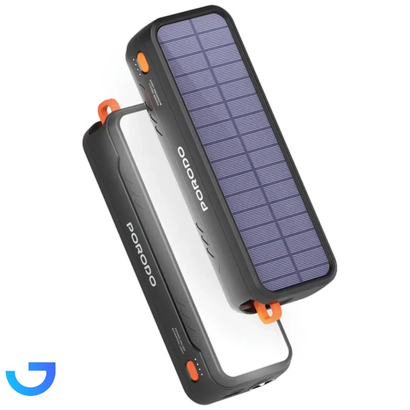 قیمت و خرید پاوربانک PD و فست شارژ Porodo 22.5W 20000mAh مدل PDPBAS149BK | فروشگاه آریا