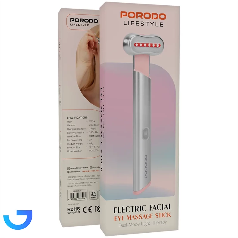 قیمت و خرید ماساژور چشم و صورت Porodo مدل PDXL008SLWH | فروشگاه آریا