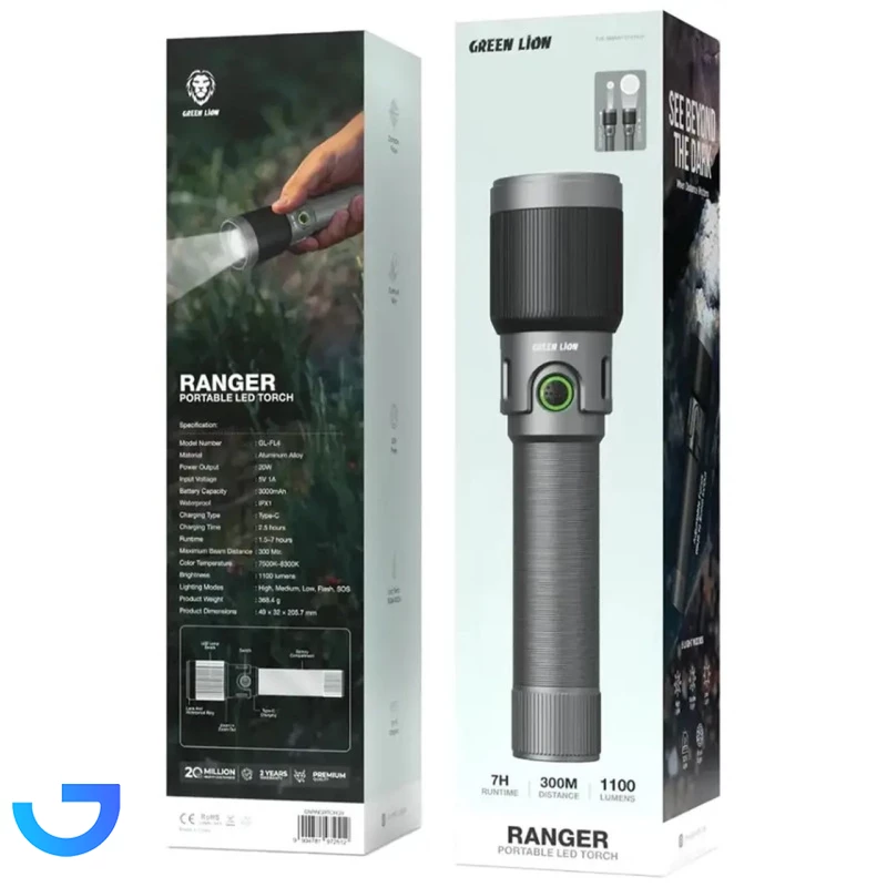 قیمت و خرید چراغ قوه Green Lion مدل Ranger Pro | فروشگاه آریا
