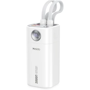 پاوربانک فست شارژ یسیدو Yesido 20000mAh مدل YP86 22.5W | فروشگاه آریا