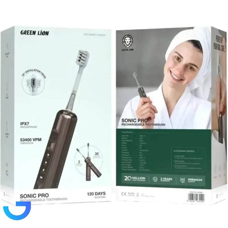 قیمت و خرید مسواک شارژی Green Lion مدل Sonic Pro | فروشگاه آریا