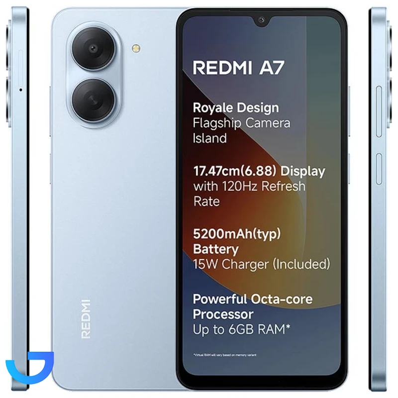 قیمت و خرید گوشی موبایل شیائومی مدل Redmi A7 دو سیم کارت ظرفیت 64 گیگابایت و رم 3 گیگابایت | فروشگاه آریا