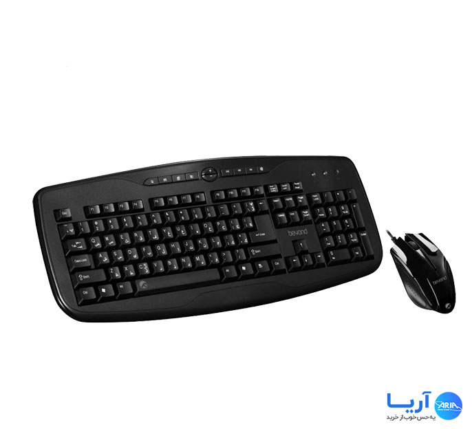 قیمت و خرید کیبورد و ماوس با سیم بیاند مدل BMK-6145 | فروشگاه آریا