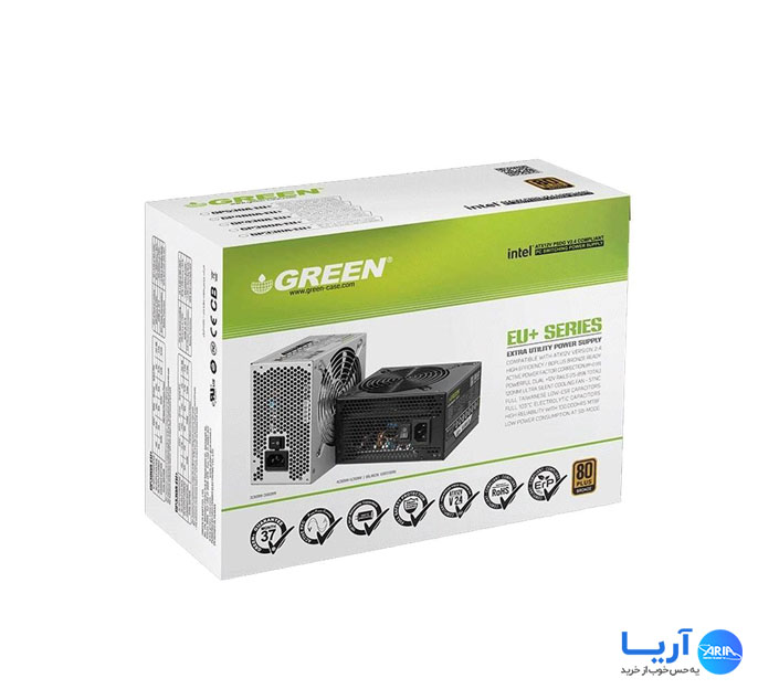 قیمت و خرید منبع تغذیه کامپیوتر گرین مدل GP330A | فروشگاه آریا