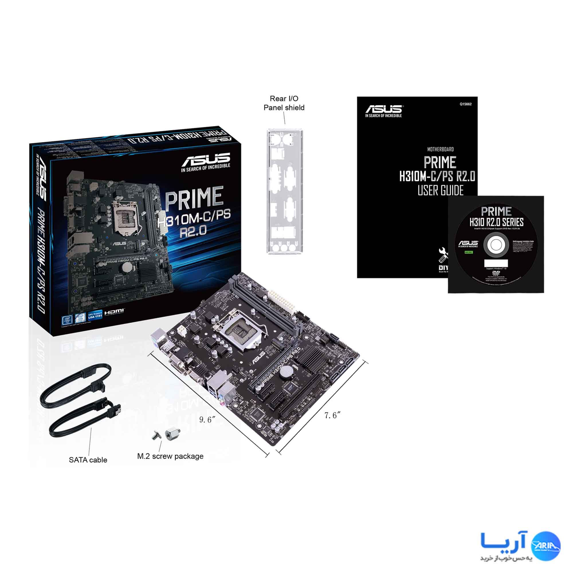 قیمت و خرید مادربرد ایسوس PRIME H310M-C PS R2.0 | فروشگاه آریا