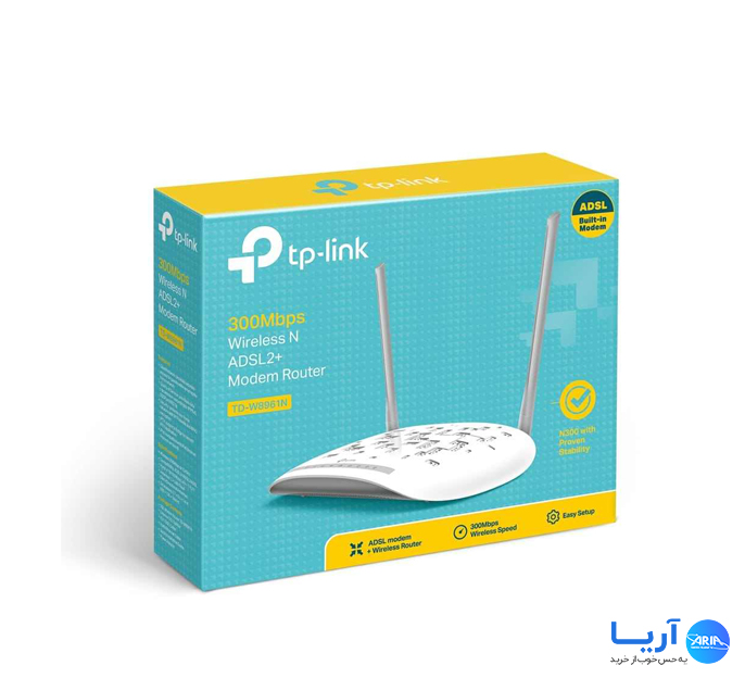 قیمت و خرید مودم روتر +ADSL2 بی سیم تی پی لینک TD-W8961N V1 | فروشگاه آریا قیمت و خرید مودم روتر +ADSL2 بی سیم تی پی لینک TD-W8961N V1 | فروشگاه آریا
