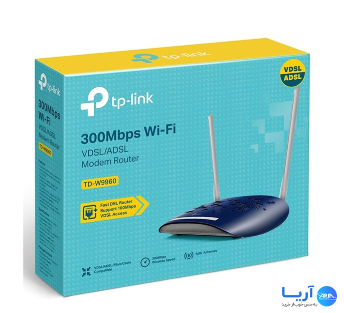 قیمت و خرید مودم VDSL ADSL بی سیم تی پی لینک TD-W9960 | فروشگاه آریا