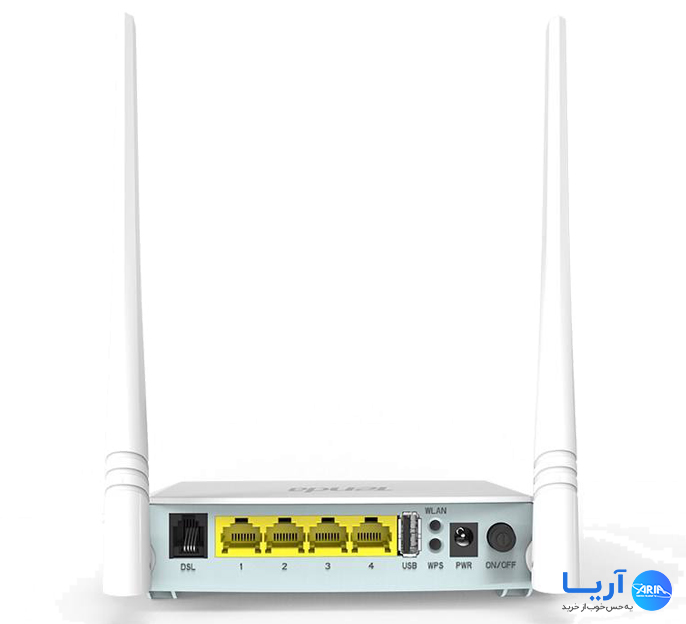 قیمت و خرید مودم روتر ADSL2 Plus تندا مدل D301 V2 | فروشگاه آریا
