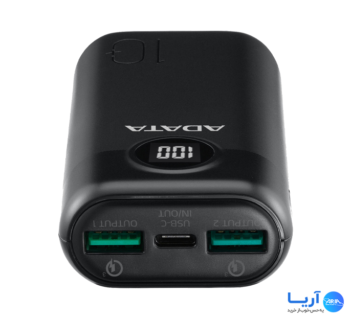 قیمت و خرید پاوربانک ای دیتا مدل P10000QCD ظرفیت 10000 میلی آمپر ساعت | فروشگاه آریا