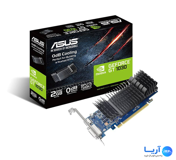 قیمت و خرید کارت گرافیک ایسوس مدل GT1030-SL-2G-BRK | فروشگاه آریا