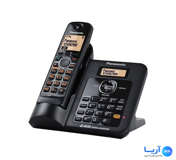 قیمت و خرید گوشی تلفن بی سیم پاناسونیک KX-TG3811BX | فروشگاه آریا