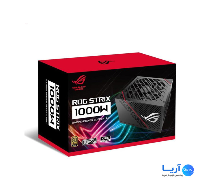 قیمت و خرید پاور گیمینگ ایسوس1000وات فول ماژولار مدل ROG STRIX 1000G | فروشگاه آریا