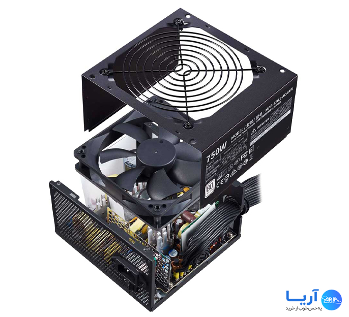 قیمت و خرید پاور کامپیوتر کولر مستر MWE 750 White | فروشگاه آریا