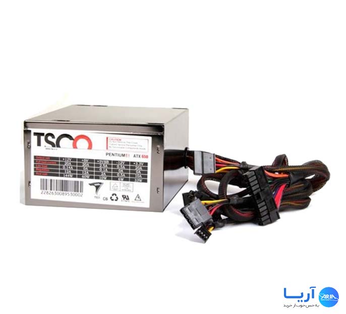 قیمت و خرید پاور تسکو مدل TP 650W | فروشگاه آریا