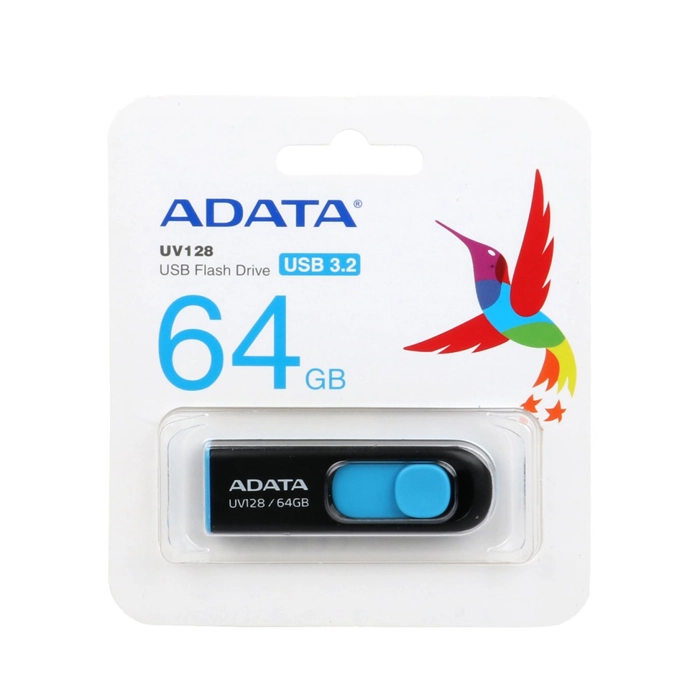قیمت و خرید فلش مموری ای دیتا مدل DashDrive UV128 ظرفیت 64 گیگابایت | فروشگاه آریا