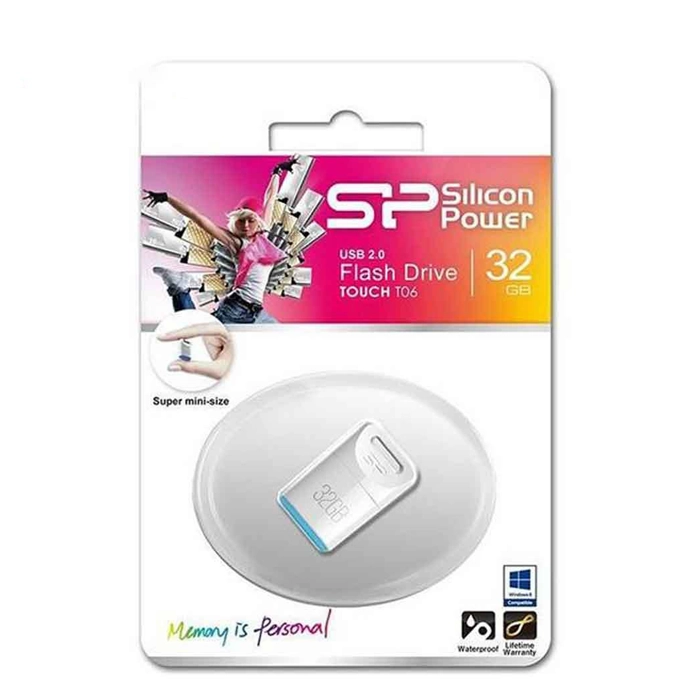 قیمت و خرید فلش مموری سیلیکون پاور مدل Touch T06 ظرفیت 32 گیگابایت | فروشگاه آریا
