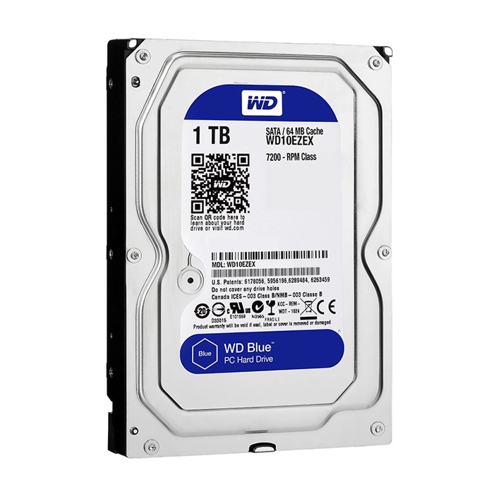 قیمت و خرید هارد اینترنال وسترن دیجیتال Blue WD10EZEX ظرفیت 1 ترابایت | فروشگاه آریا