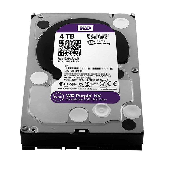 قیمت و خرید هارددیسک اینترنال وسترن دیجیتال مدل Purple WD40PURZ ظرفیت 4 ترابایت | فروشگاه آریا قیمت و خرید هارددیسک اینترنال وسترن دیجیتال مدل Purple WD40PURZ ظرفیت 4 ترابایت | فروشگاه آریا