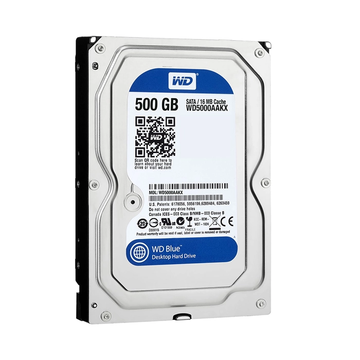 قیمت و خرید هارد دیسک اینترنال وسترن دیجیتال مدل WD BLUE WD5000AAKX ظرفیت 500 گیگابایت | فروشگاه آریا