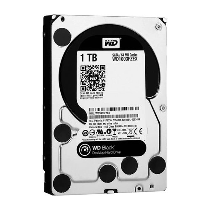 قیمت و خرید هارددیسک اینترنال وسترن دیجیتال مدل Black WD1003FZEX ظرفیت 1 ترابایت | فروشگاه آریا