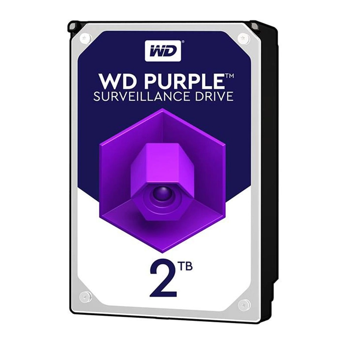 قیمت و خرید هارددیسک اینترنال وسترن دیجیتال مدل Purple WD20PURZ ظرفیت 2 ترابایت | فروشگاه آریا