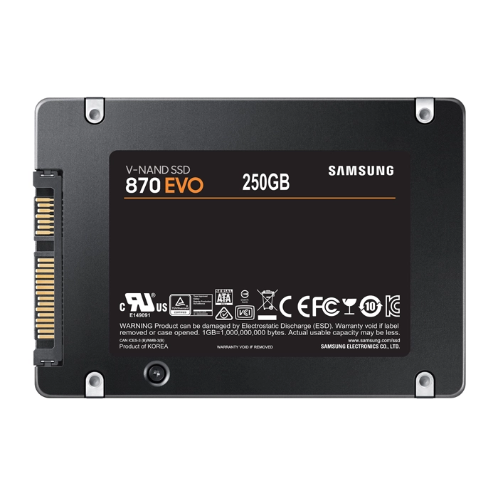 قیمت و خرید حافظه اس اس دی سامسونگ مدل EVO 870 ظرفیت 250 گیگابایت | فروشگاه آریا