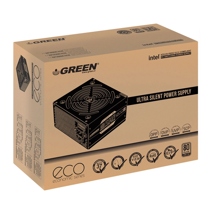 قیمت و خرید منبع تغذیه گرین مدل GP350A-ECO Rev3.1 | فروشگاه آریا قیمت و خرید منبع تغذیه گرین مدل GP350A-ECO Rev3.1 | فروشگاه آریا