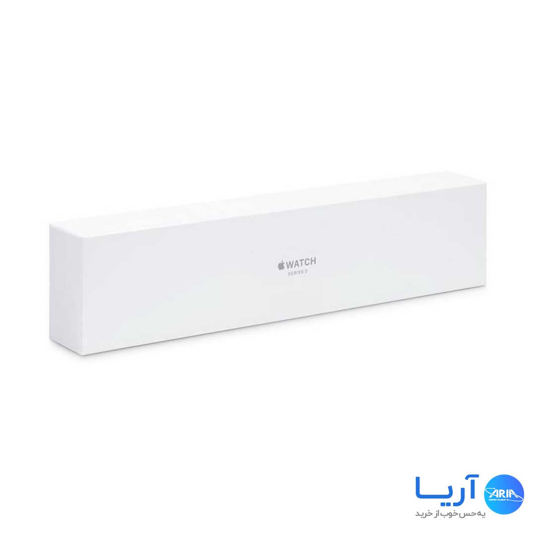 قیمت و خرید ساعت هوشمند اپل واچ سری 3 جی پی اس مدل 38mm Aluminum Case with Black Sport Silicon Band | فروشگاه آریا قیمت و خرید ساعت هوشمند اپل واچ سری 3 جی پی اس مدل 38mm Aluminum Case with Black Sport Silicon Band | فروشگاه آریا
