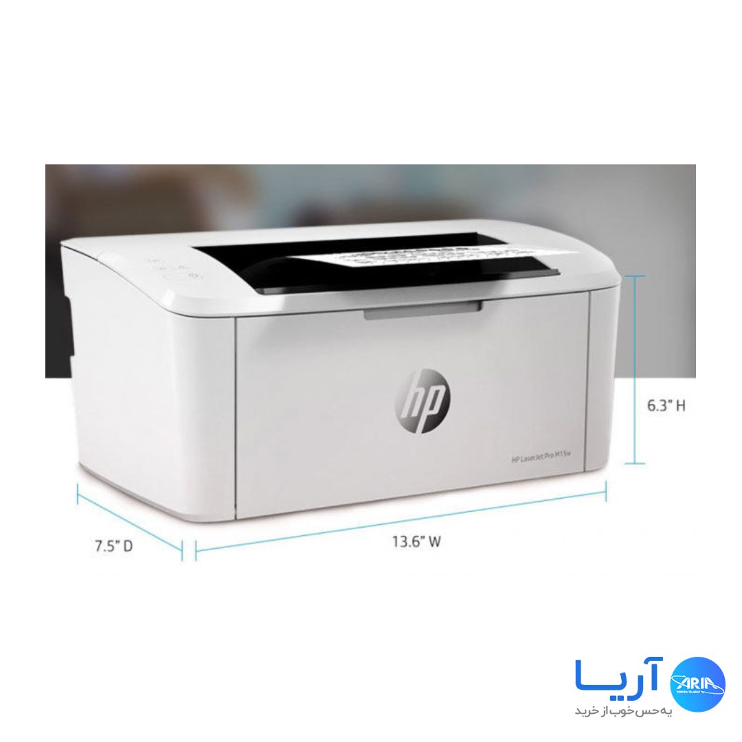 قیمت و خرید پرینتر لیزری اچ پی مدل LaserJet Pro M15w | فروشگاه آریا