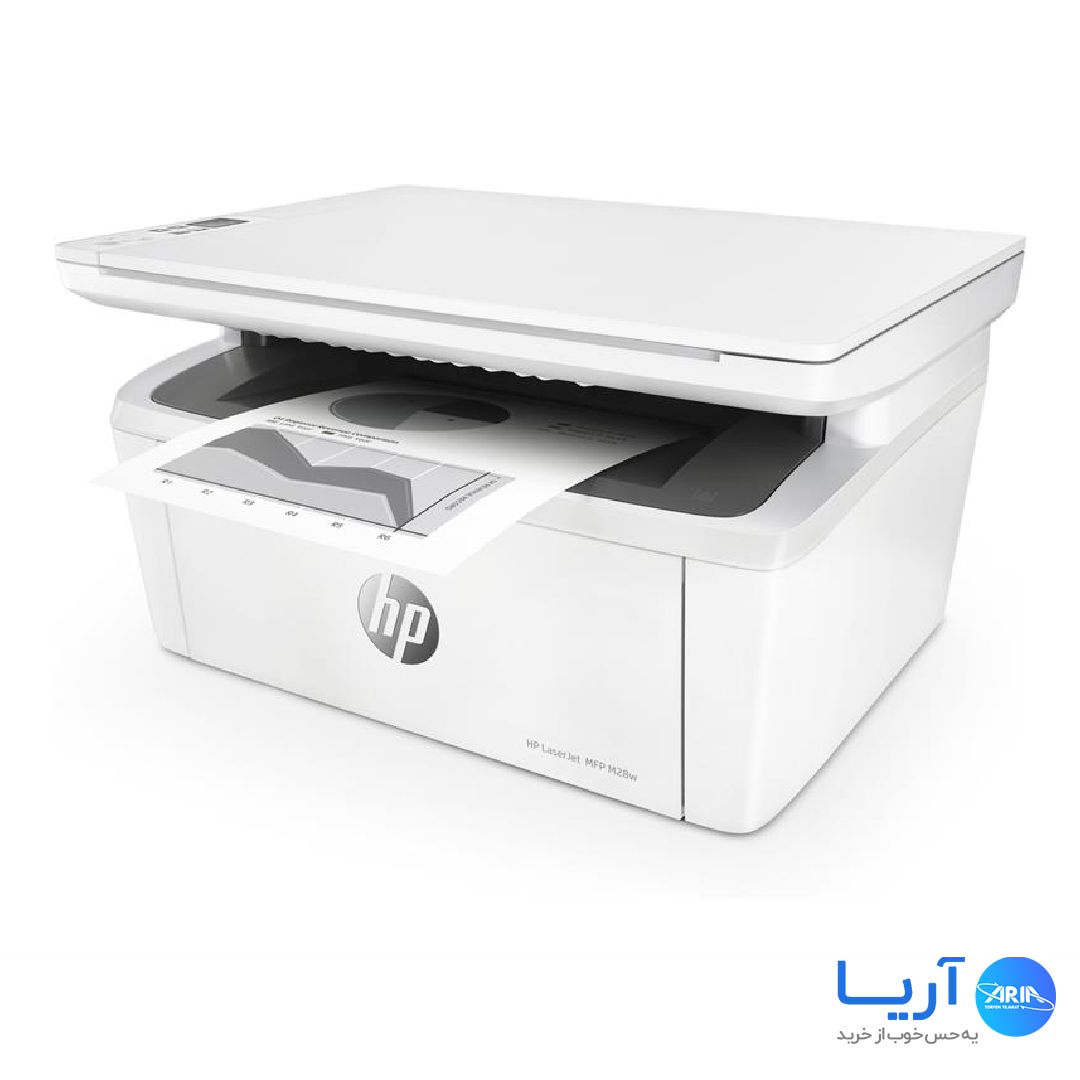 قیمت و خرید پرینتر چندکاره لیزری اچ پی مدل LaserJet Pro M28w | فروشگاه آریا