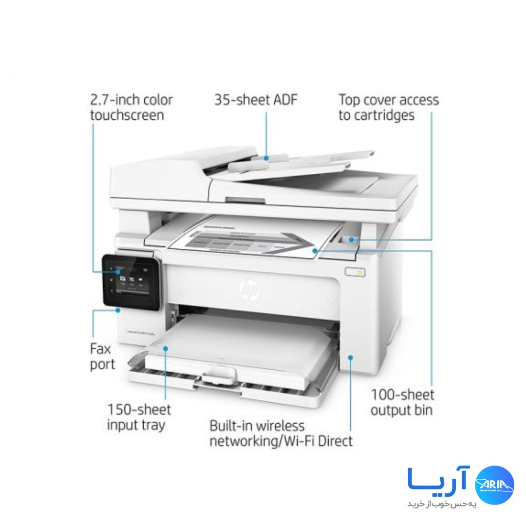 قیمت و خرید پرینتر چندکاره لیزری اچ پی مدل LaserJet Pro MFP M130a | فروشگاه آریا