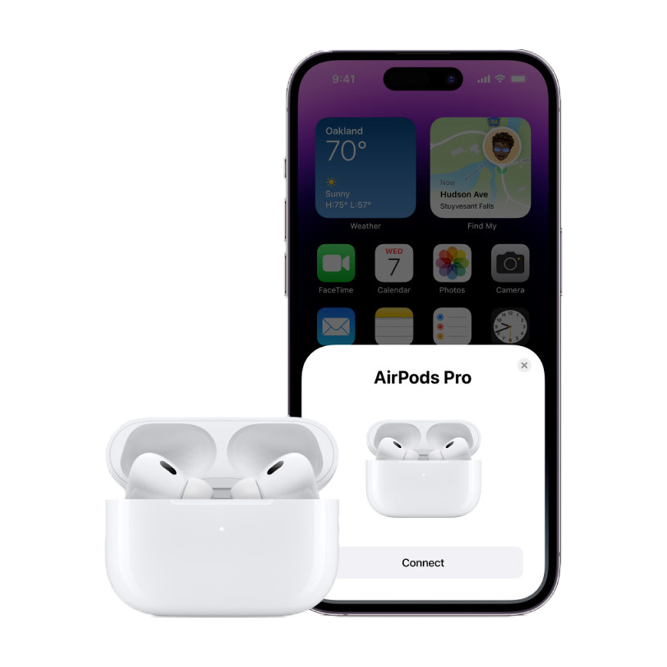 قیمت و خرید هدفون بی سیم اپل مدل AirPods Pro 2 همراه با محفظه شارژ 2022 | فروشگاه آریا