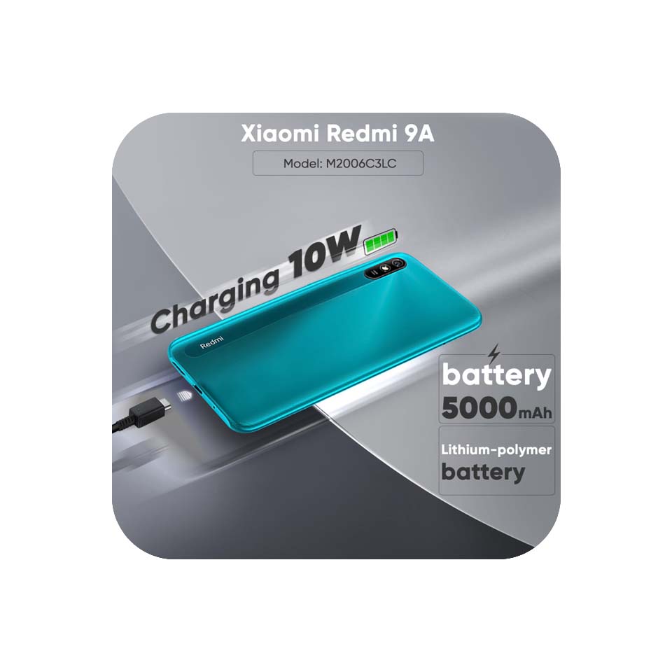 قیمت و خرید گوشی موبایل شیائومی Redmi 9A 4G حافظه 64 رم 4 گیگابایت نسخه چین رام گلوبال | فروشگاه آریا