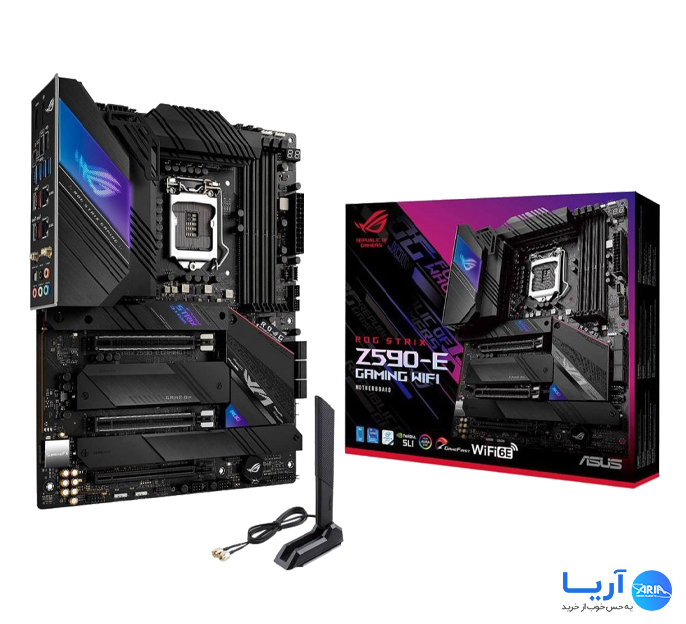 مادربرد گیمینگ ایسوس ROG Strix Z590-E Wifi نمای ۲