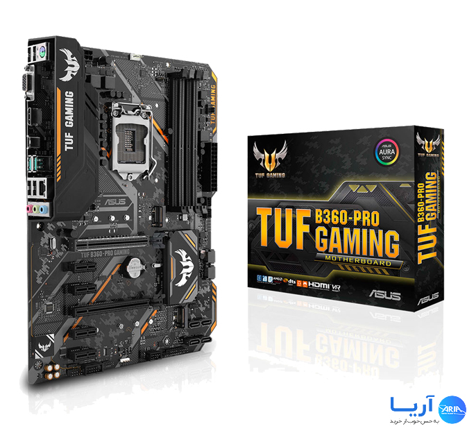 مادربرد گیمینگ ایسوس TUF B360-PRO GAMING نمای ۲